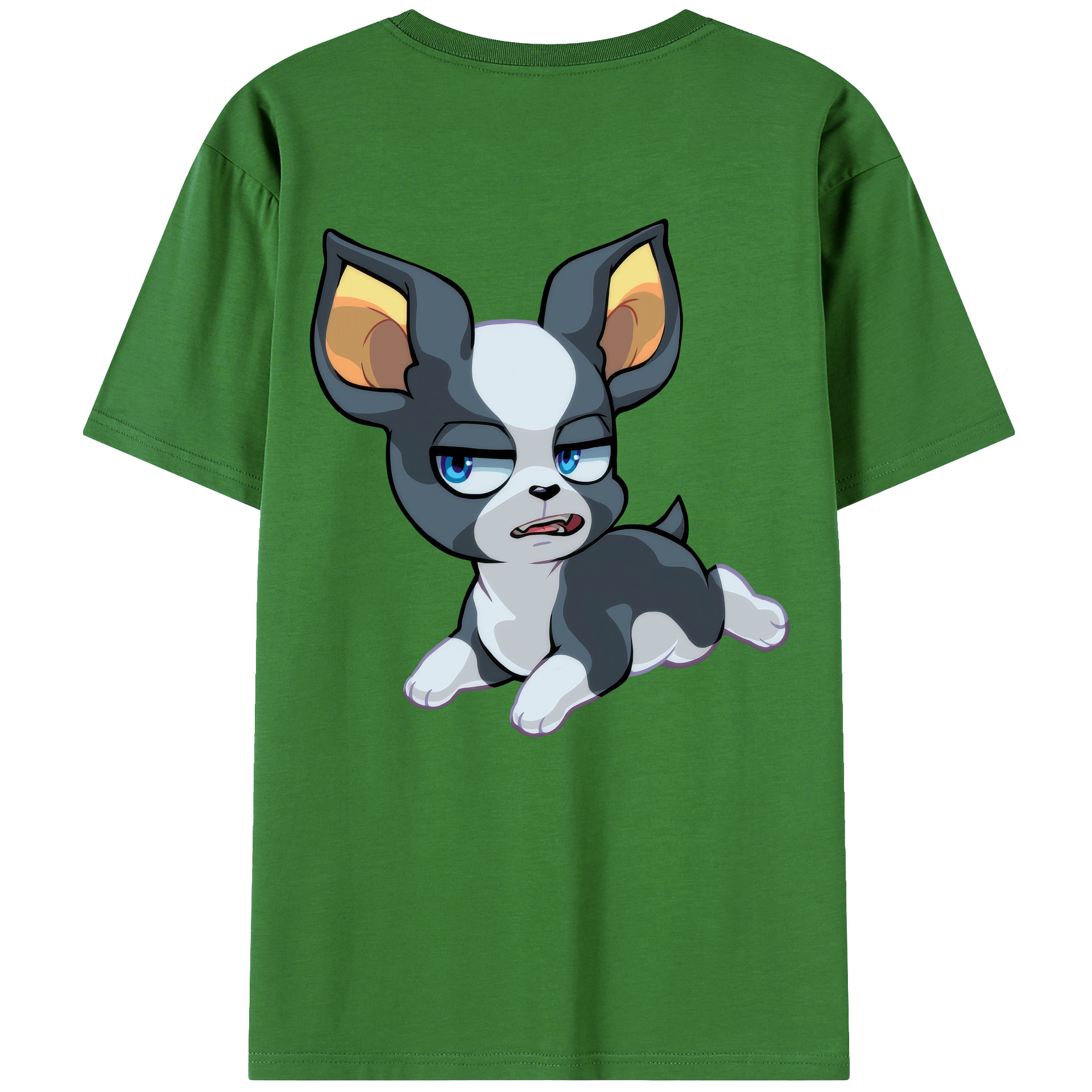 （画像用） ジョジョの奇妙な冒険 イギー JoJo's Bizarre Adventure Iggy レディース半袖Tシャツ(バックプリント)
